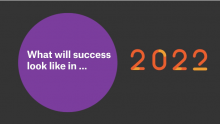 What will success look like in... 2022